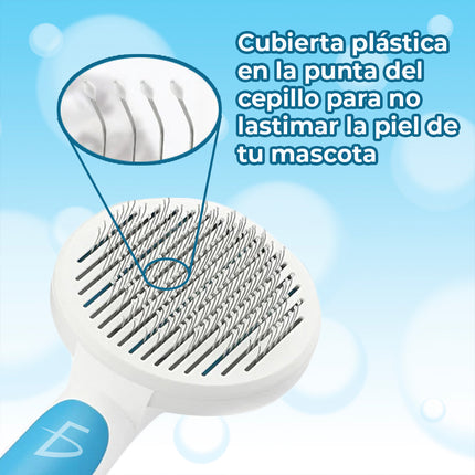 Cepillo para Mascota Autolimpiable con Forma de Gatito Storyland MAS.07.11