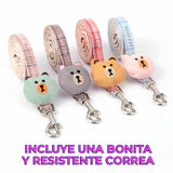 Correa y Arnés con Diseño de Oso Kawaii Storyland  MAS.25.11