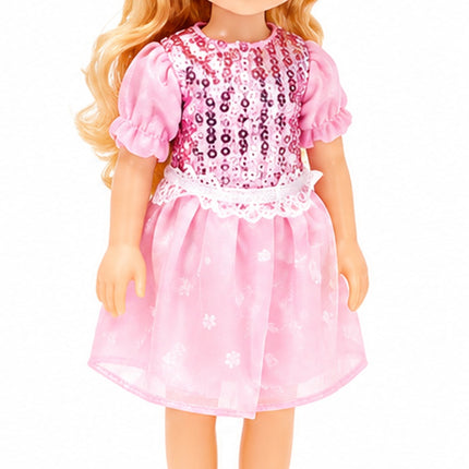 Muñeca Fashion para Niñas con Vestido Elegante, 40 x 14 cm,  Juguete Infantil
