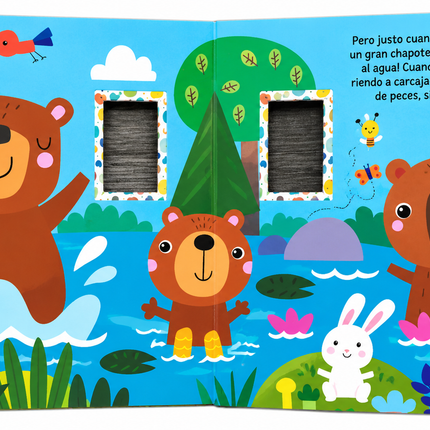 LIBRO CUENTO TITO EL OSO JUEGA Y RIE CON PELUCHE 20X20.5CM 10PAG