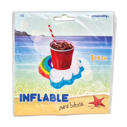 Inflable Bebida Arcoiris 6pz PIBEAR
