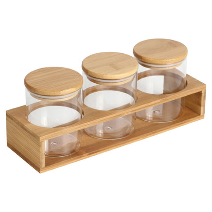 Set de 3 contenedores de 500 ml de vidrio Storyland HM-087