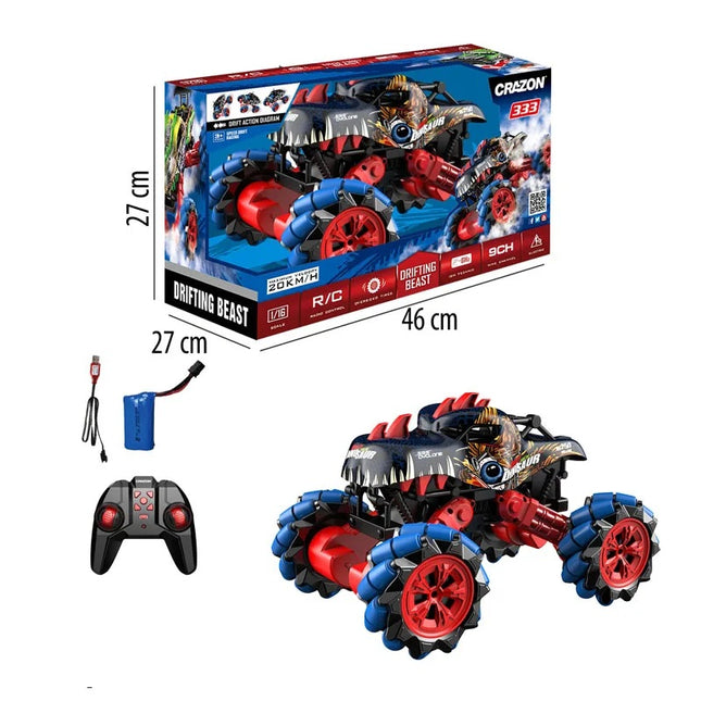 🚙 camioneta 4x4 con Control Remoto Recargable – 46×27×27 cm | Súper Potente y Divertida 🎮✨