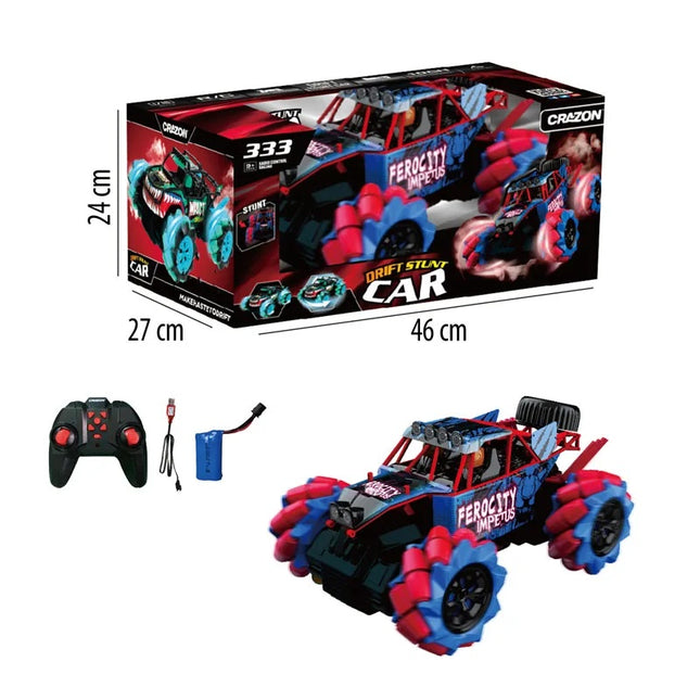 🚙 camioneta 4x4 con Control Remoto Recargable – 46×24×27 cm | Súper Potente y Divertida 🎮✨