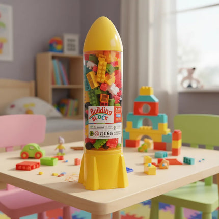 Bloques De Construcción Infantil En Tubo Cohete SH22092388 Storyland