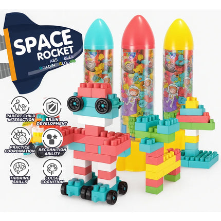 Bloques De Construcción Infantil En Tubo Cohete SH22092388 Storyland