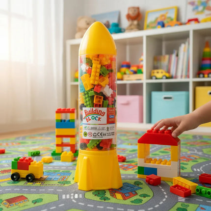 Bloques De Construcción Infantil En Tubo Cohete SH22092388 Storyland