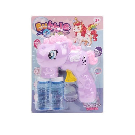 Pistola de Burbujas Unicornio 26.5 x 19 cm Multicolor – Pompas de jabón para Fiestas y Exterior SH22101597 _ STORYLAND