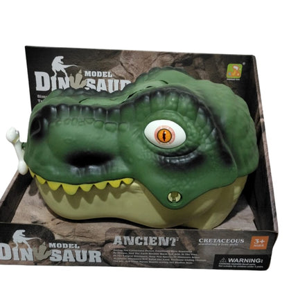 Maletin Cabeza de dinosaurio con accesorios