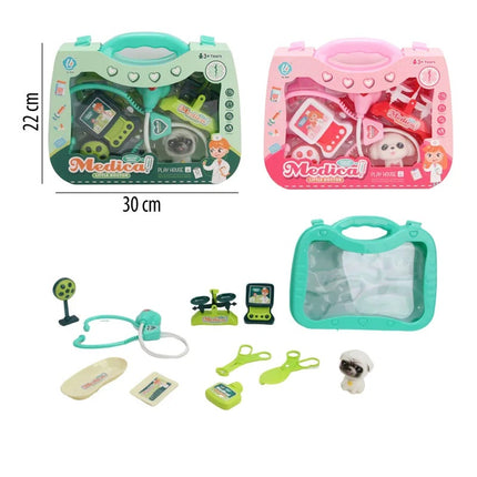 Maletin de doctor con accesorios, medico kit de enfermeria