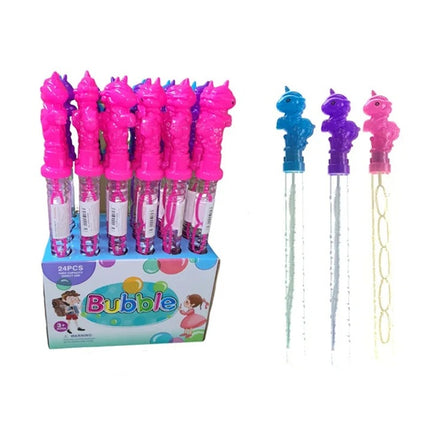 Burbujas Unicornio Multicolor caja con 24 Piezas 37 x 22 x 37 cm – pompas de jabón Infantil para Fiestas, Piñatas y Diversión al Aire Libre