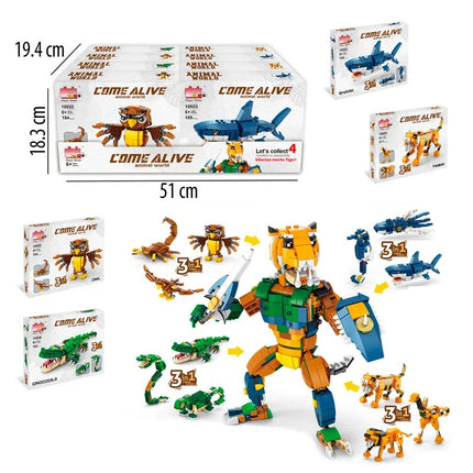 Caja de Juego de bloques animales modelos Variables SH23158898 Storyland
