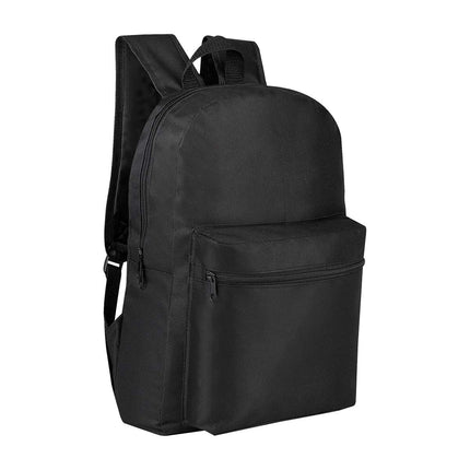 Mochila de Poliéster con Compartimento para Laptop de 15", Bolsa Frontal con Cierre, Tirantes Ajustables y Asa Superior, Ideal para Escuela, Oficina y Viajes  Descripción: