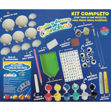 Kit para pintar  conchas marinas SP241104