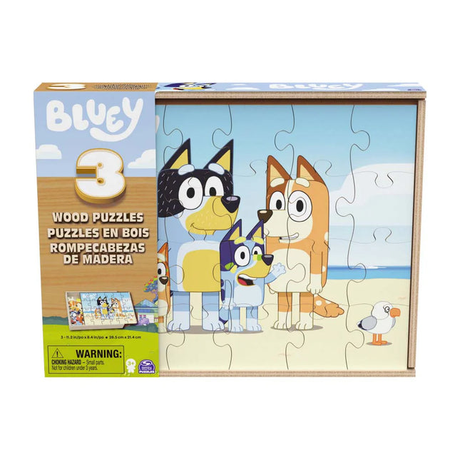 Rompecabezas Madera Bluey 3 Pack