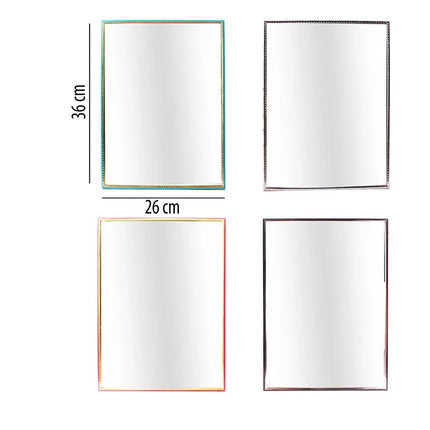4 Espejo Colores Variables 36x26cm SWA2090 - STORYLAD