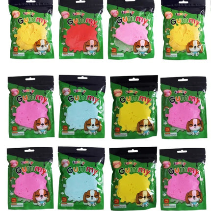 12 Fomys Moldeables Colores Surtidos 50 g Para Fiestas Infantiles, Bolsitas De Regalo, Cumpleaños, Bolos, Manualidades Y Actividades Creativas