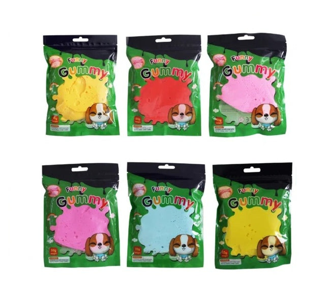 6 Fomys Moldeables Colores Surtidos 50 g Para Fiestas Infantiles, Bolsitas De Regalo, Cumpleaños, Bolos, Manualidades Y Actividades Creativas