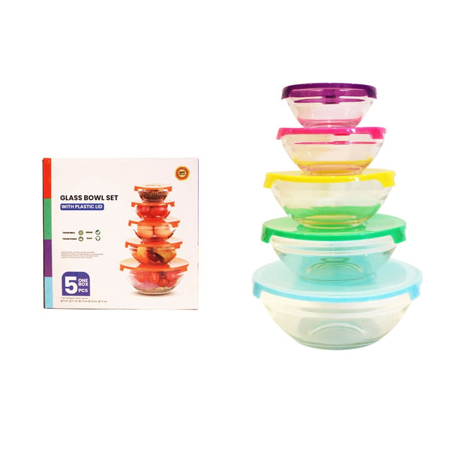 Contenedores de cristal 5 piezas Multicolor SWA2829 - STORYLAND