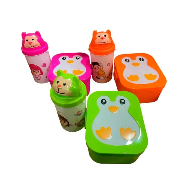 Lonchera de plástico pingüino colores Variables SWA3144 - STORYLAND