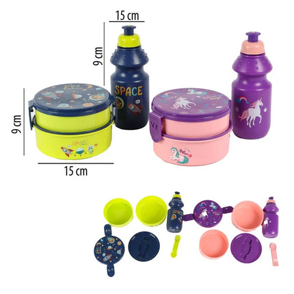 Lonchera doble con botella  SWA3257 - STORYLAND