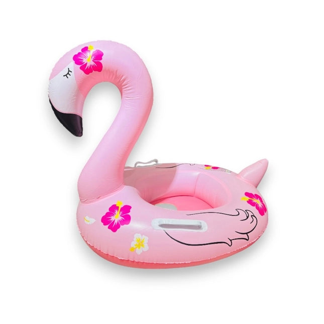 Salvavidas Inflable Flamingo 70 cm para Niños – Flotador Infantil para Playa, Alberca y Verano, Diseño Divertido y Seguro