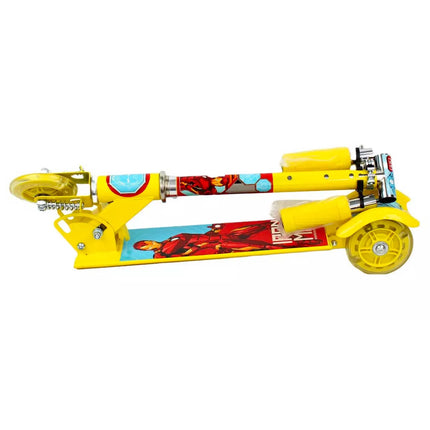 SCOOTER IRONMAN 3 RUEDAS CON LUZ PLEGABLE