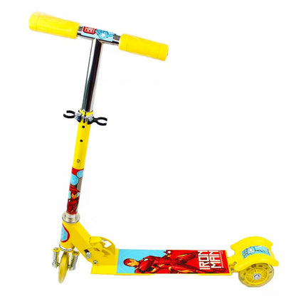 SCOOTER IRONMAN 3 RUEDAS CON LUZ PLEGABLE