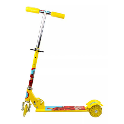 SCOOTER IRONMAN 3 RUEDAS CON LUZ PLEGABLE