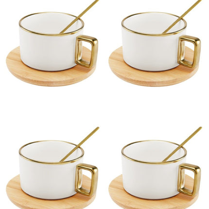 Juego De 4 Tazas Storyland TAZ 057 De Ceramica