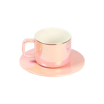 Juego De 4 Tazas De Ceramica Con Plato TE-235 - Storyland