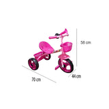 Triciclo para Niños con Respaldo Storyland TS808