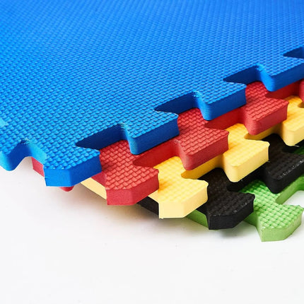 Set de 4 Tapete De Foamy EVA Interconectable 50 x 50 cm, Piso Acolchado Antiderrapante Para  Guardería, Gimnasio Y Área De Juegos