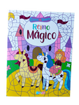 Libro para colorear Reino Mágico por Numeros 24 pag. Storyland BCDAR3142