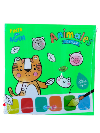 Lbro pinta con Agua Animales de Color Storyland BC-DARMIX3
