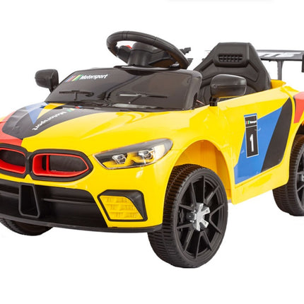Carro montable eléctrico control remoto color amarillo 3290012R-2 Storyland