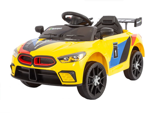 Carro montable eléctrico control remoto color amarillo 3290012R-2 Storyland