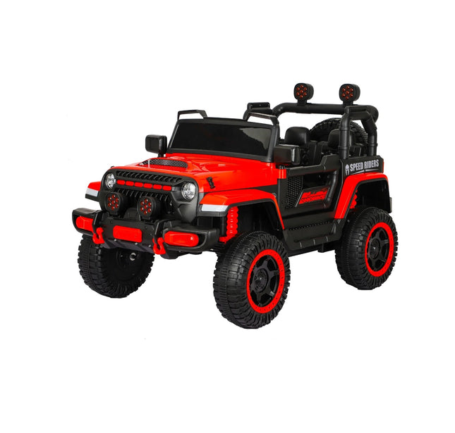 Carro montable eléctrico con trol remoto Rojo 3010351-1  -  Storyland