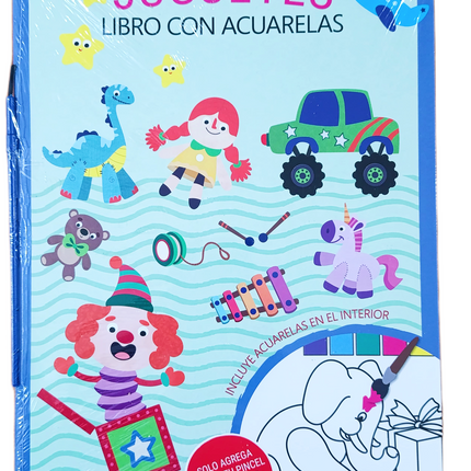 Libro con acuarelas