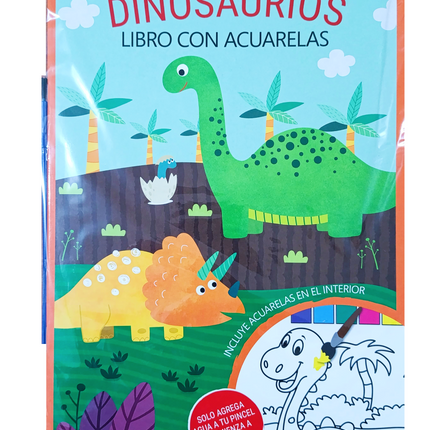 Libro con acuarelas