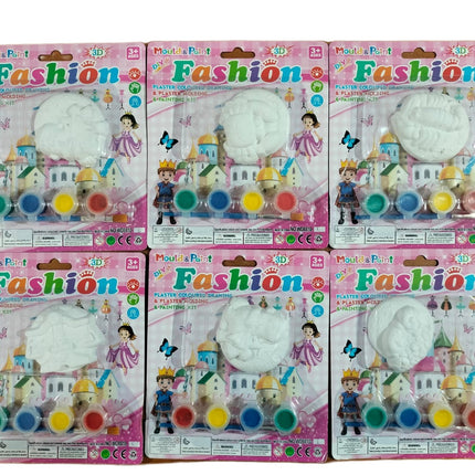 Kit de 6 figuras de Yeso para Pintar Modelos Variables