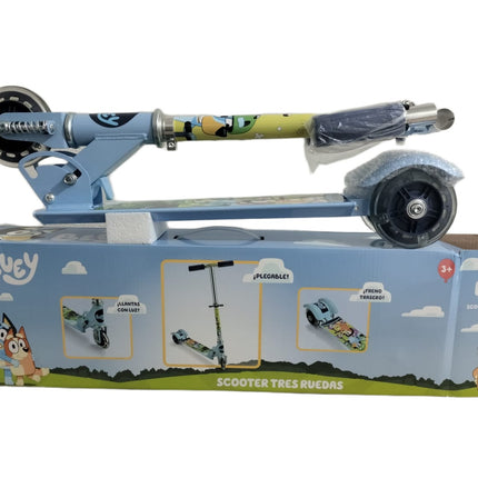 Scooter Patín de Bluey – 3 Ruedas con Luz LED 🛴✨