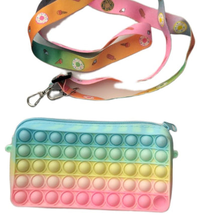 Cartera  Pop it Rectangular Multicolor Storyland