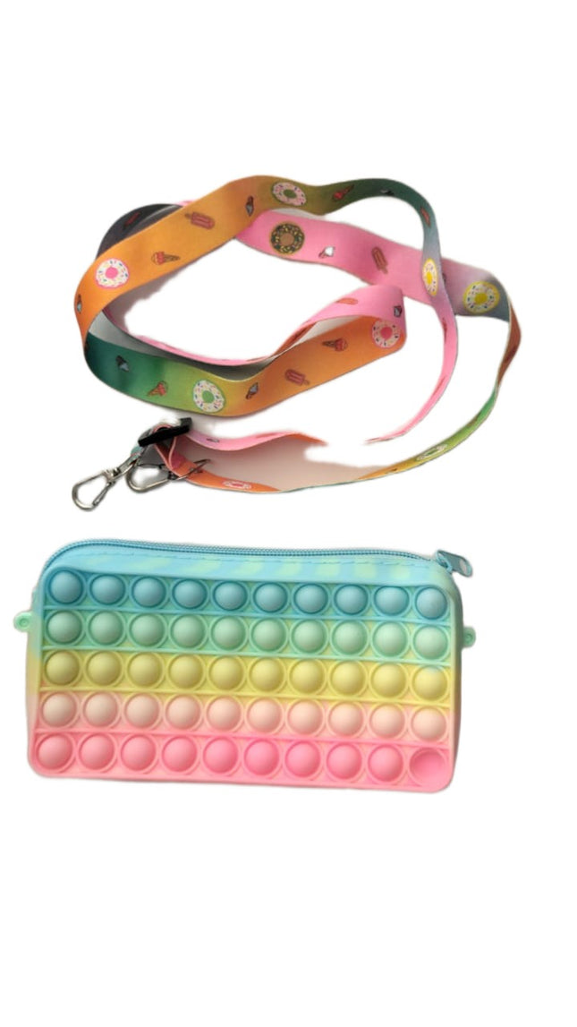Cartera  Pop it Rectangular Multicolor Storyland
