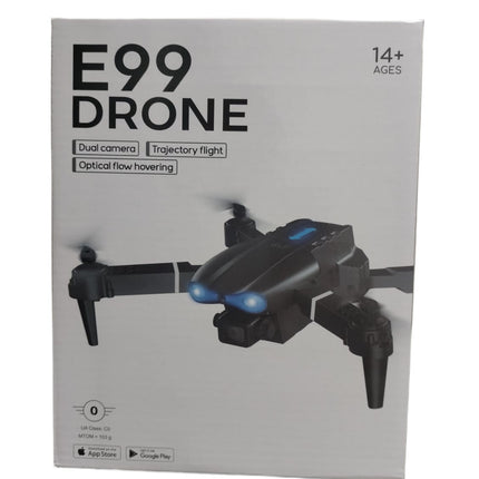Drone E99 con Cámara 4K WiFi y Control Remoto, Evitación de Obstáculos, Fijación de Altura, Batería Recargable y Video HD