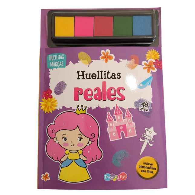 Libro Huellitas reales 48pag 25x17cm