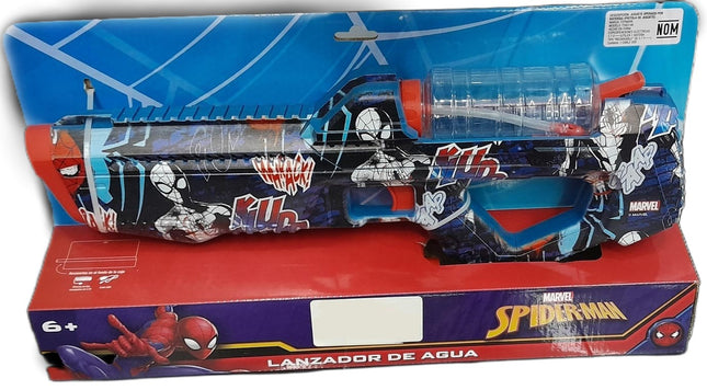 Pistola de Agua Spiderman 40 x 7 x 24 cm – Lanzador de Agua para Niños, Juguete de Superhéroes para Alberca, Playa y Verano
