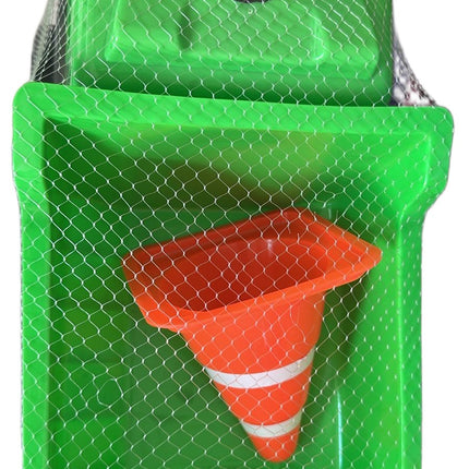 Camión Volteo de Juguete Infantil con Cono de Seguridad Rojo 35x20x20 cm Storyland