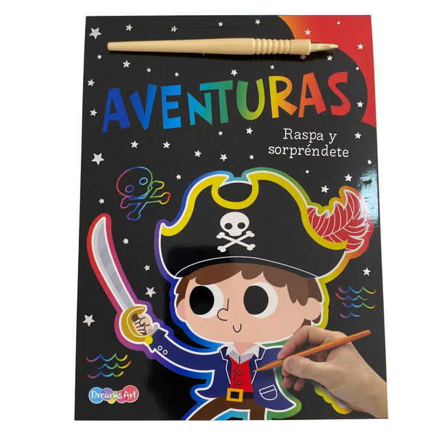RASPA Y SORPRENDETE AVENTURAS 8 PAG 15.4X20.7CM