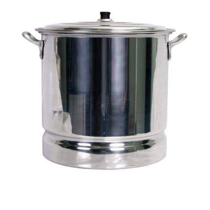 Vaporera 100 %  Aluminio de 10 Litros | Olla Vaporera con Asas Resistentes para Tamales